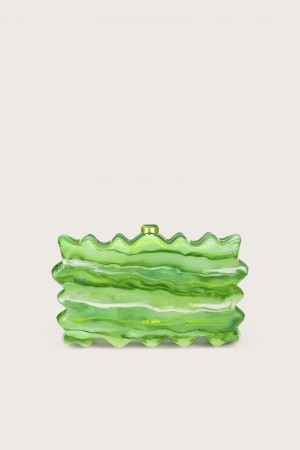 Clutch Cult Gaia Paloma Verde Claro | MUKEN-4092