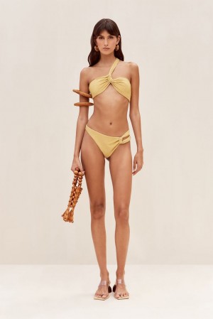 Parte de Abajo Bikini Cult Gaia Charmaine Amarillo | OKPHC-7234