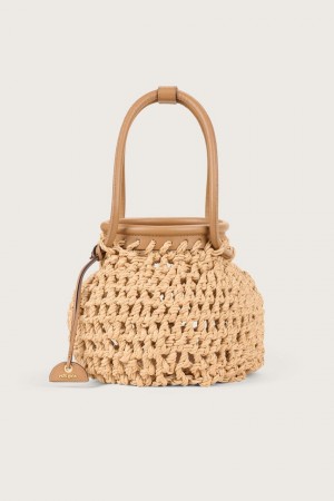 Tote Cult Gaia Enya Beige | FBYOC-6825