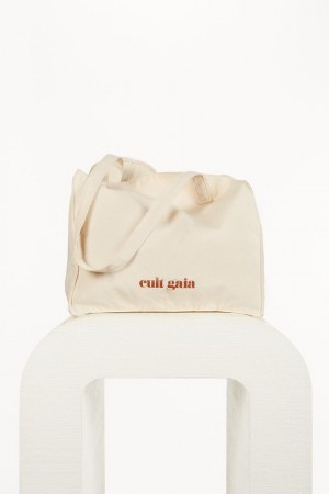 Tote Cult Gaia Reusable Creme | MWLYP-4156