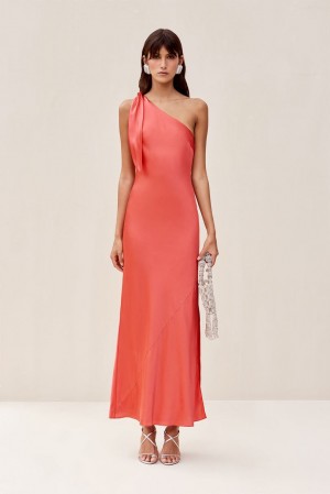 Vestido Cult Gaia Kamila Gown Coral | NCJGR-8379