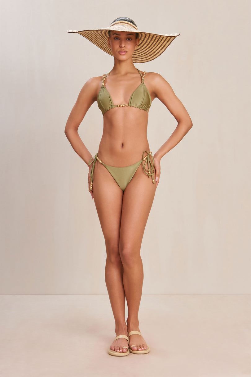 Parte de Abajo Bikini Cult Gaia Amaris Verde | LEUWK-5042