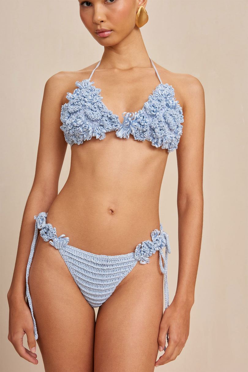 Parte de Abajo Bikini Cult Gaia Pola Crochet Azules | GSPKN-0394