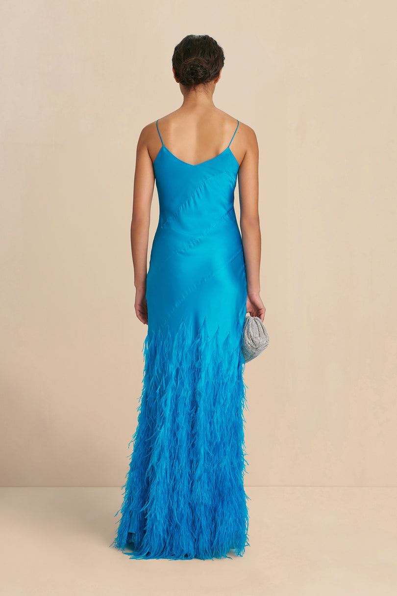 Vestido Cult Gaia Hansal Gown Azules | DSKLW-9172