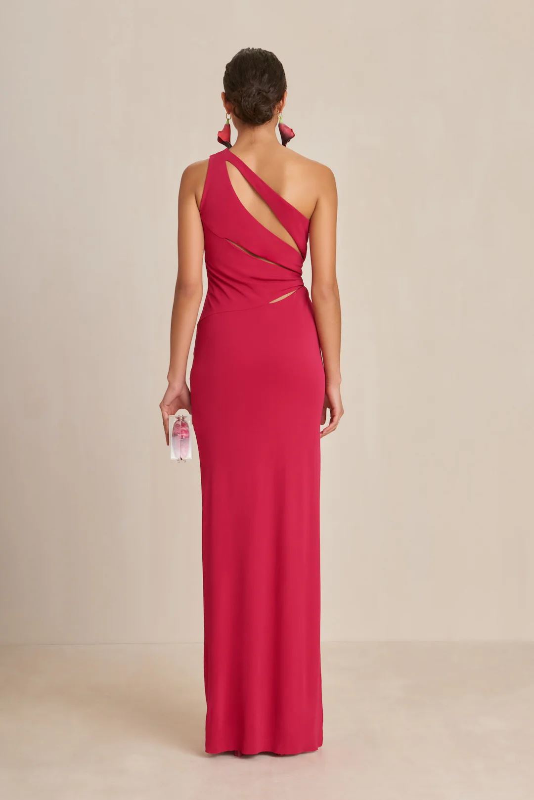 Vestido Cult Gaia Zinna Gown Rojas | LAFXO-6840